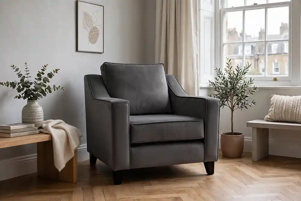 Forbes Sofa Chair Battleship