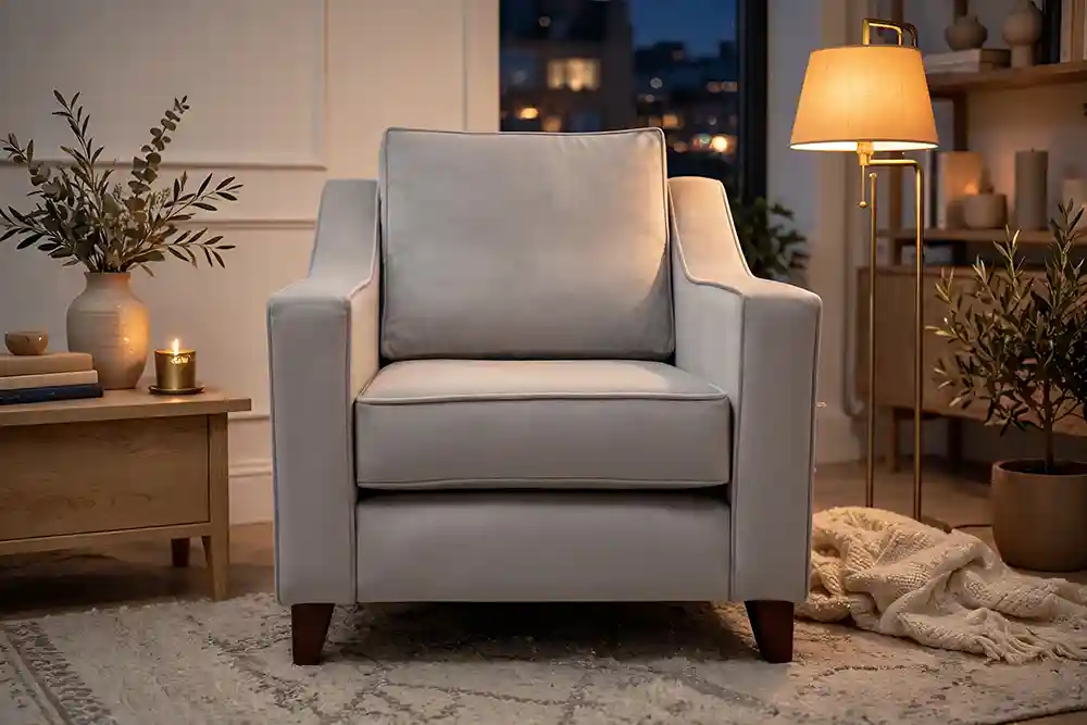 Forbes Sofa Chair Concrete