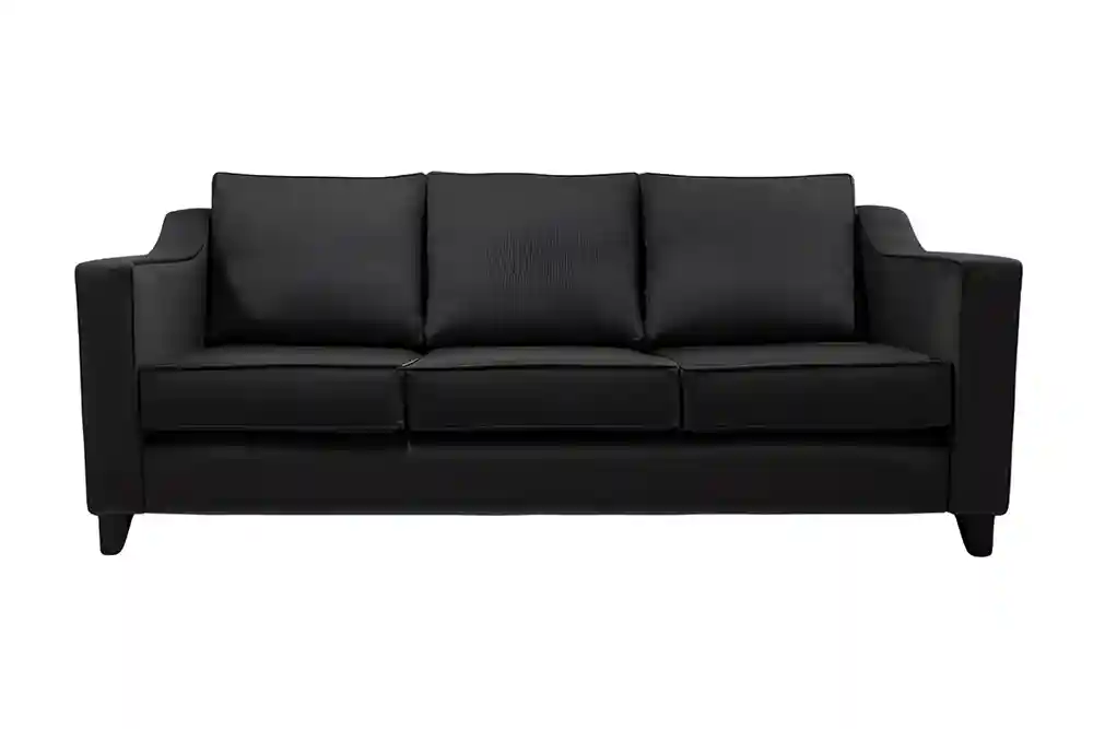 Logan 3 seater black