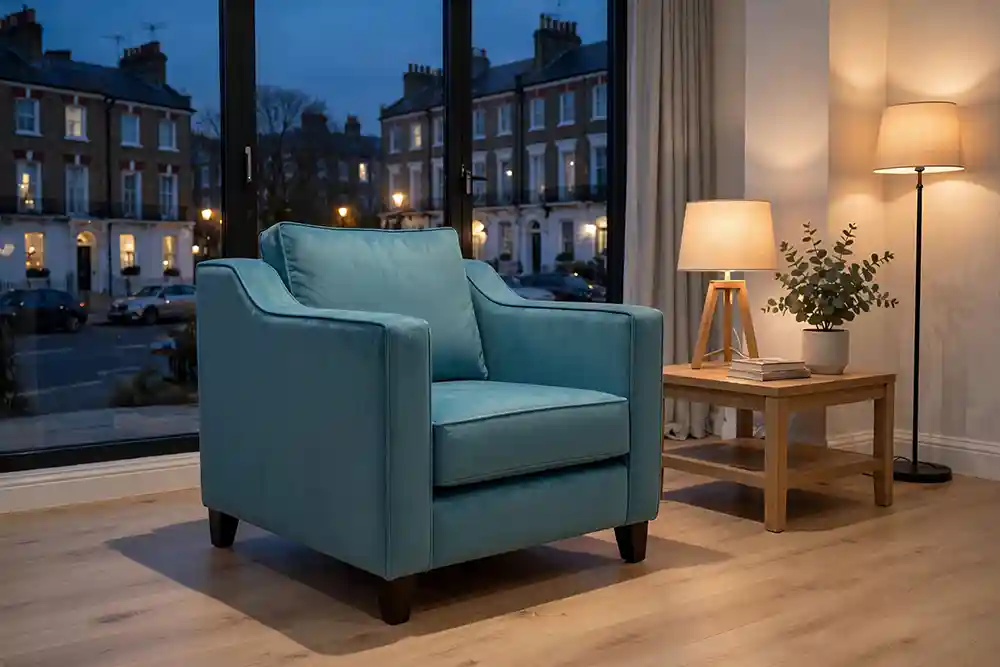 Logan Sofa Chair Bluegrass