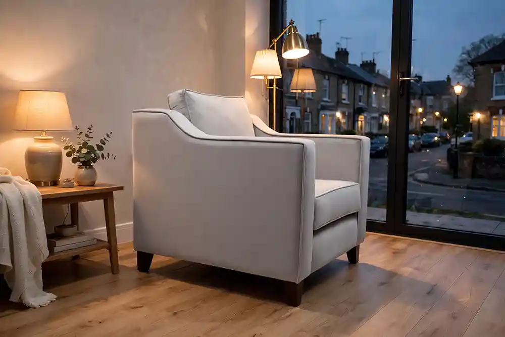 Logan Sofa Chair Concrete
