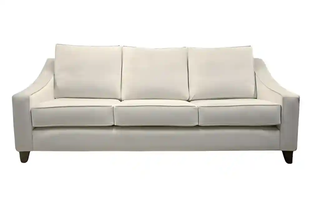 Luka 3 seater white