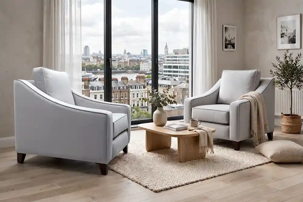 Luka Safa Chair Concrete