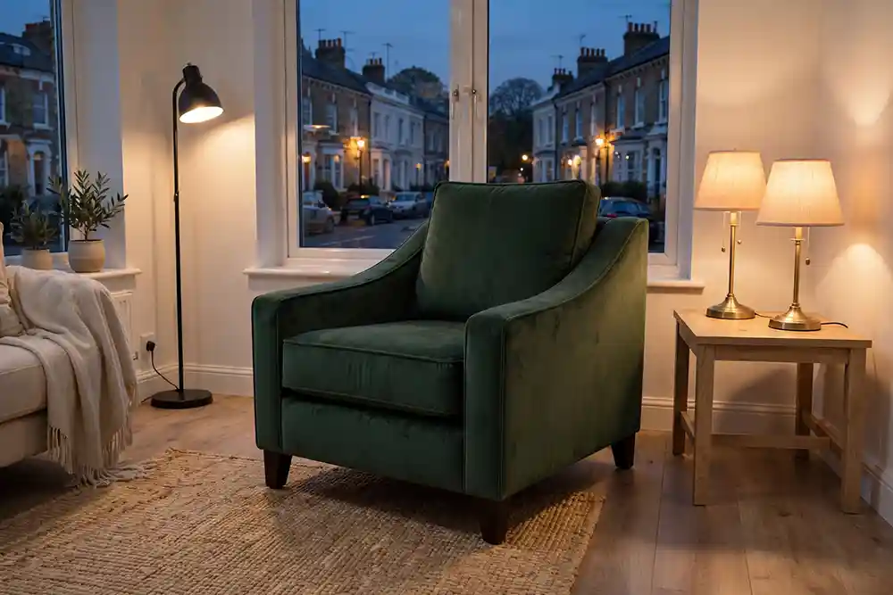 Luka Safa Chair Highland Green