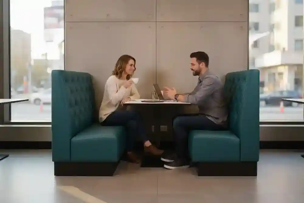 Deep Buttoned Double Unit from Booth Seating Elevated Range