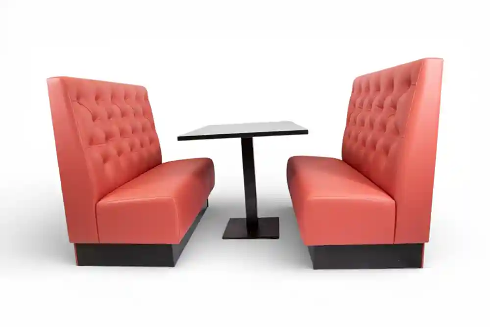 Deep Buttoned Double Unit Coral