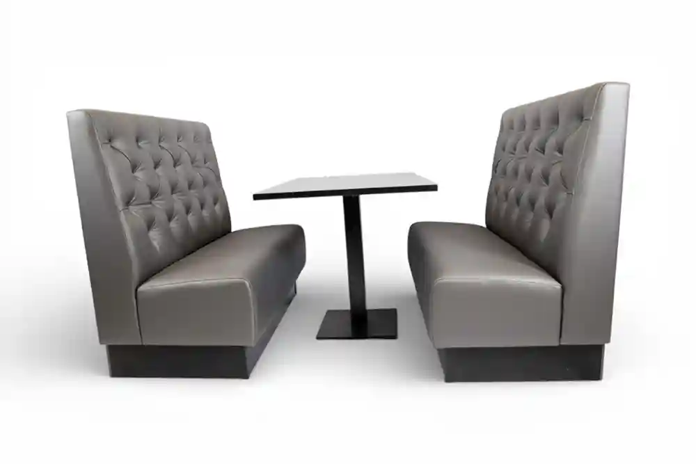 Deep Buttoned Double Unit Coyote Grey
