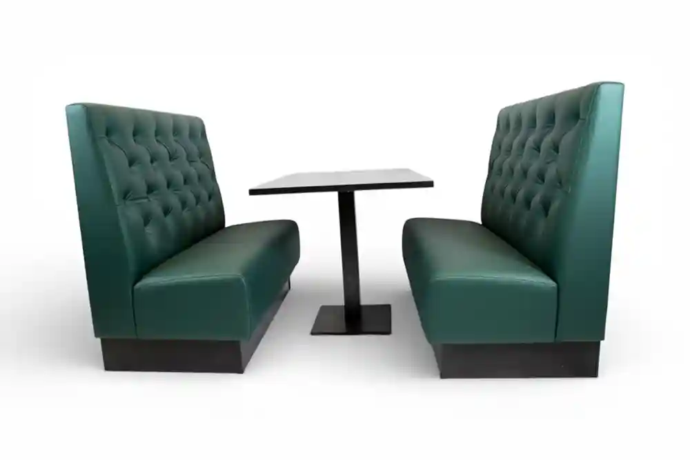 Deep Buttoned Double Unit Dark Green