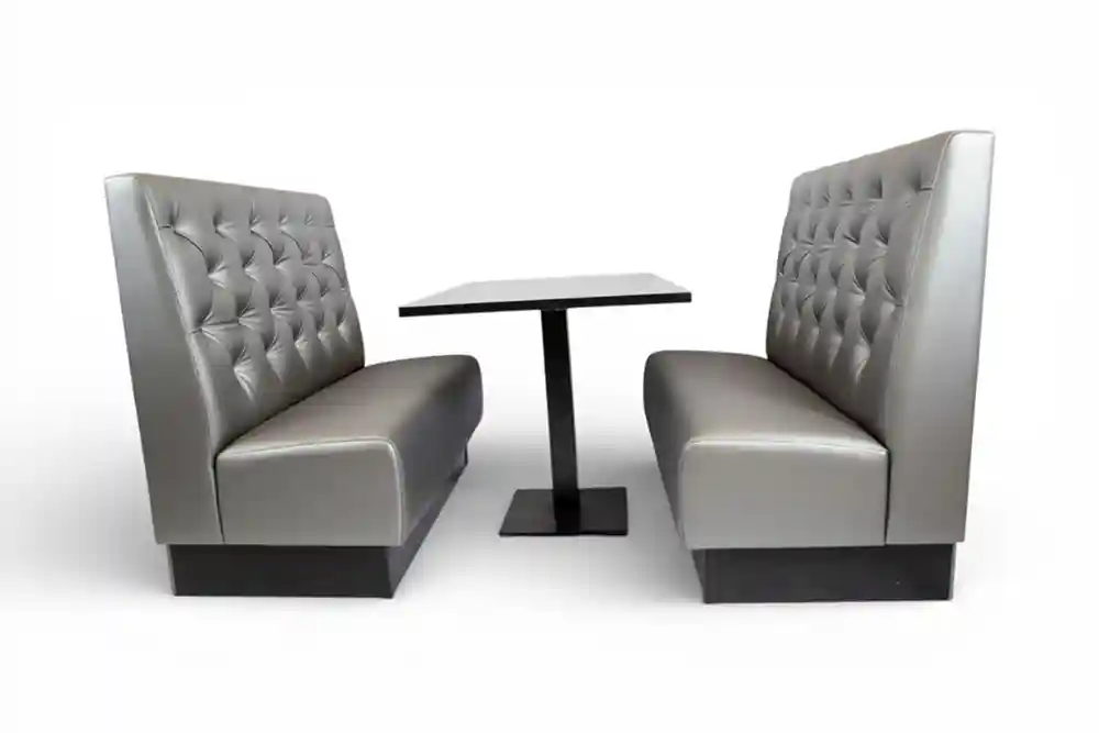 Deep Buttoned Double Unit Seal Grey
