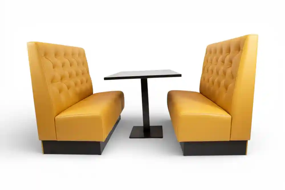 Deep Buttoned Double Unit sunflower(yellow)
