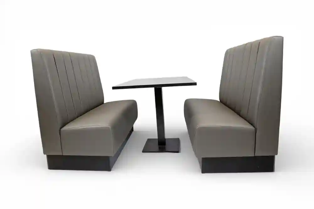 Fluted Double Unit Coyote Grey