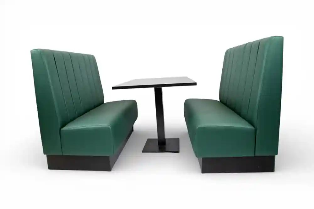 Fluted Double Unit Dark Green