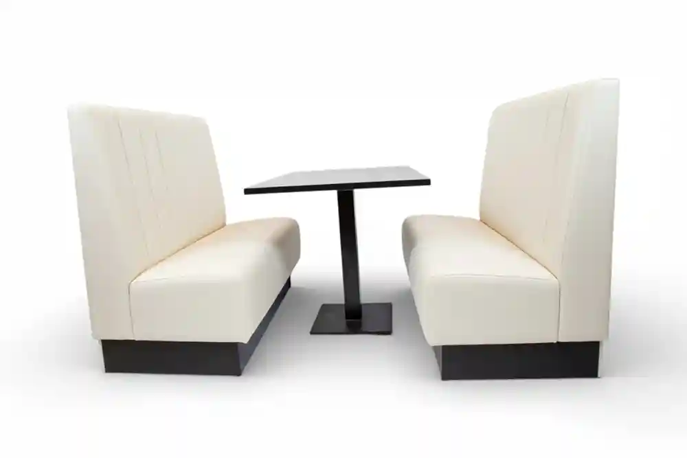 Fluted Double Unit White