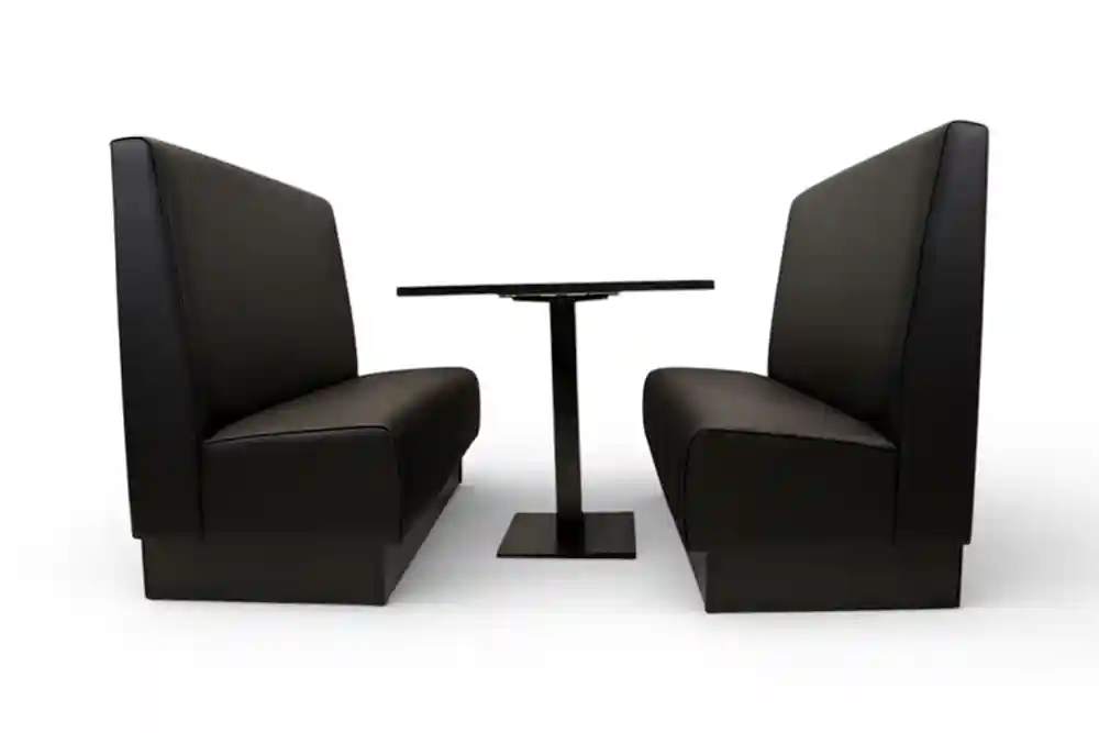 Piped Double Unit Black