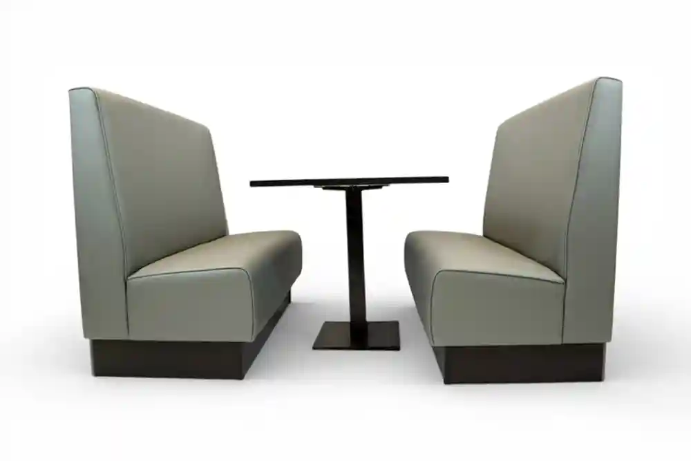 Piped Double Unit Dark Brown