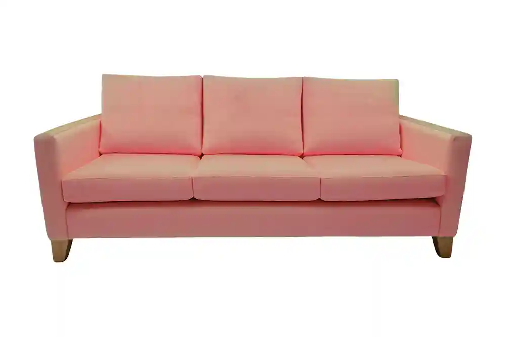 Clyde 3 seater blush