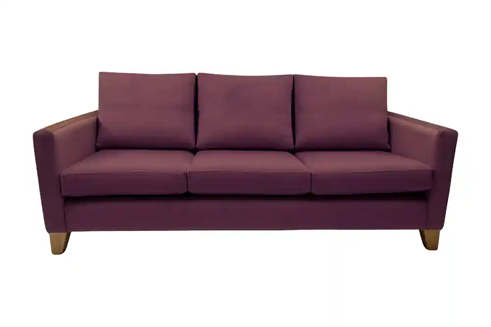 Clyde 3 seater deepred