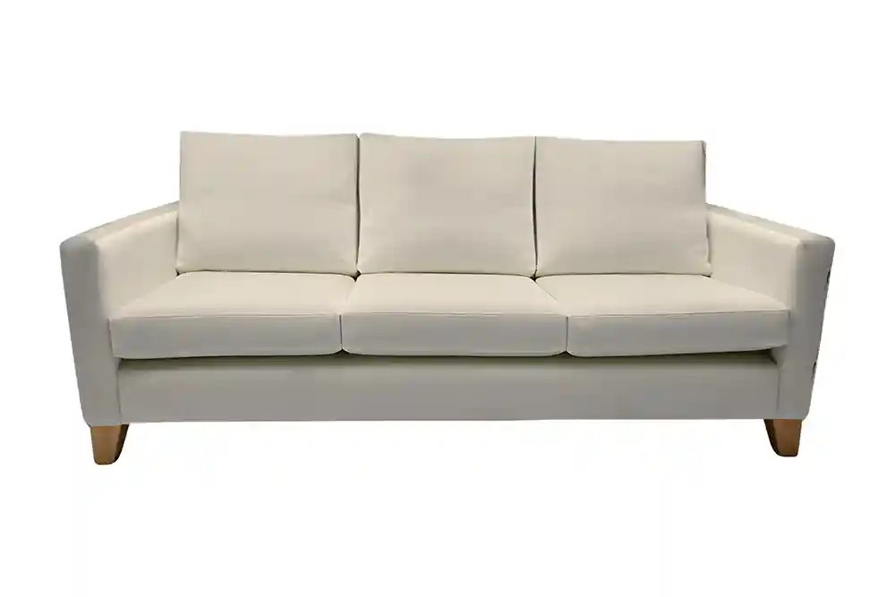 Clyde 3 seater white