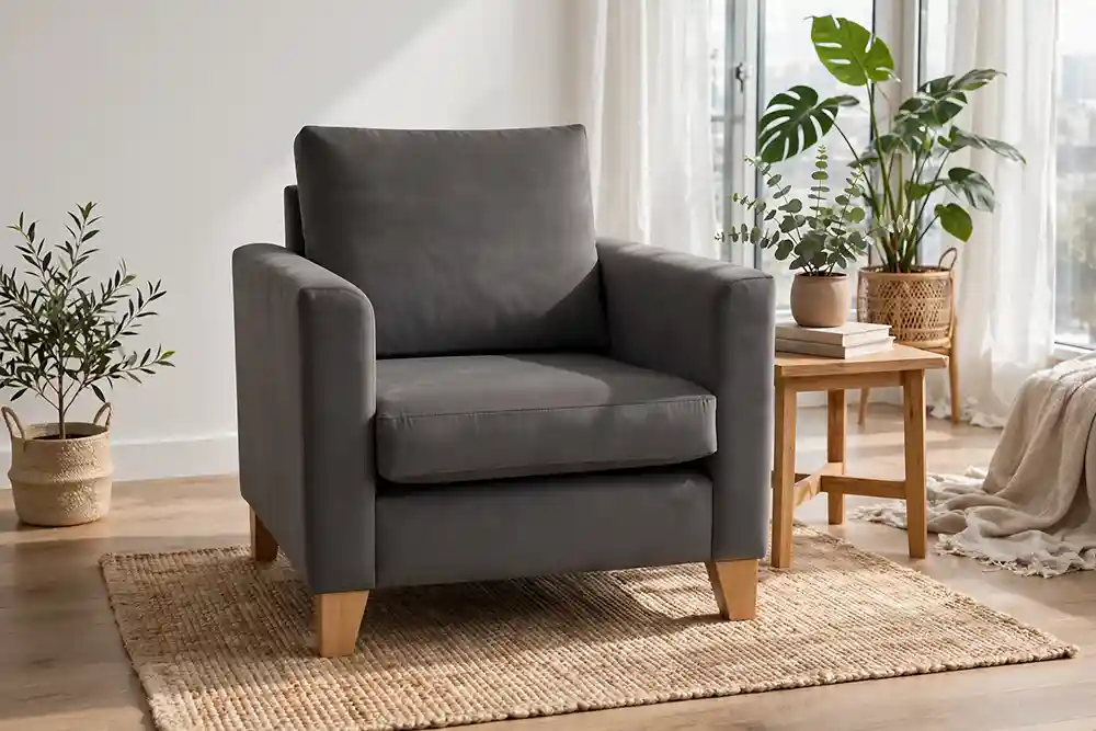Tyne Sofa Chair Battleship
