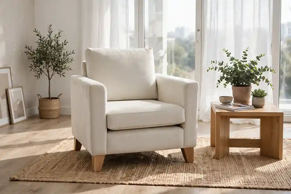 Tyne Sofa Chair White